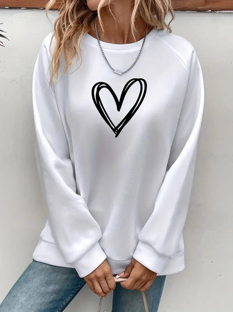 ADDISON™ FLEECE-LINED HEART PRINT SWEATSHIRT - Image 6