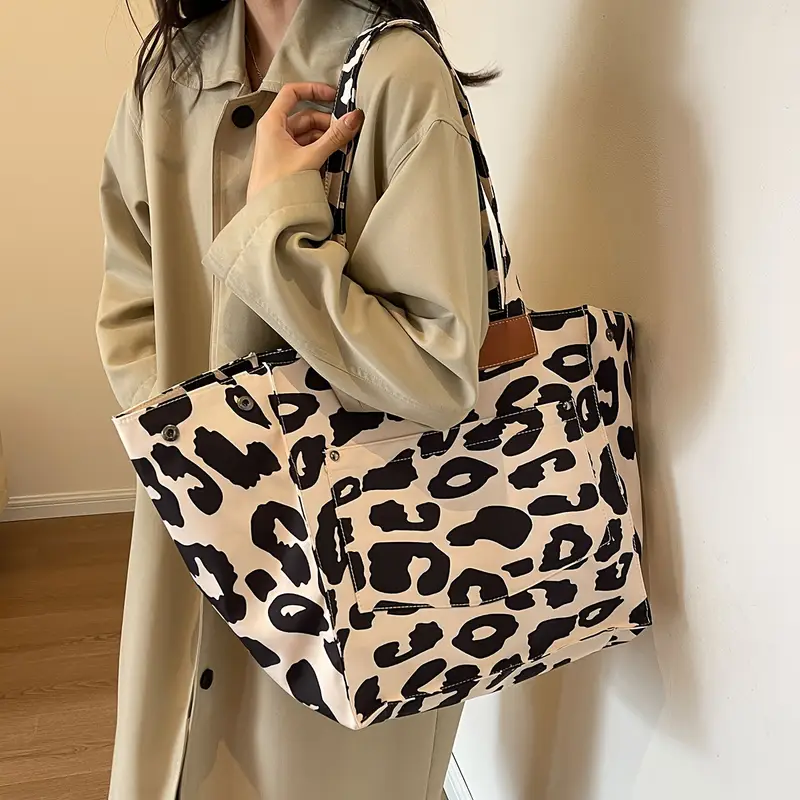 ADELA™ COW PRINT TOTE BAG - Image 4