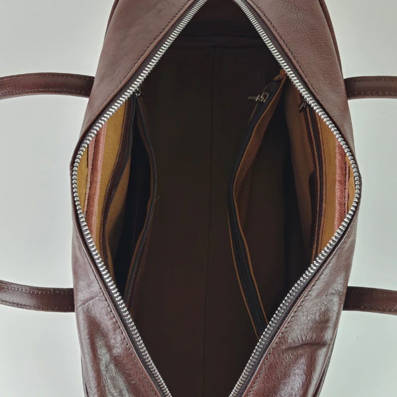 ADELINA AUTUMN TOTE BAG - Structured Flor Leather - Image 6
