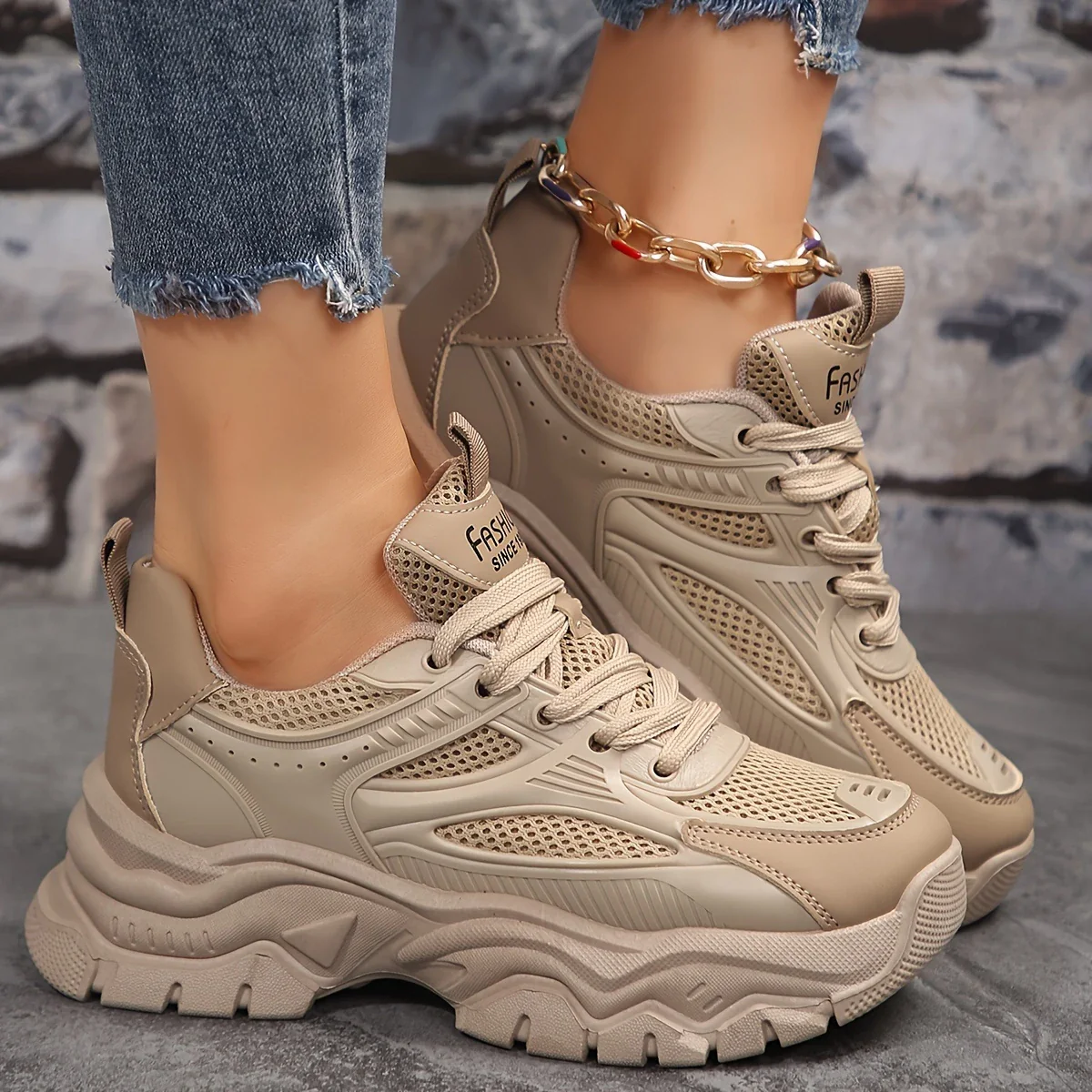 ALBANIE™ WOMEN'S AIRFLOW CHUNKY SNEAKERS - Image 4