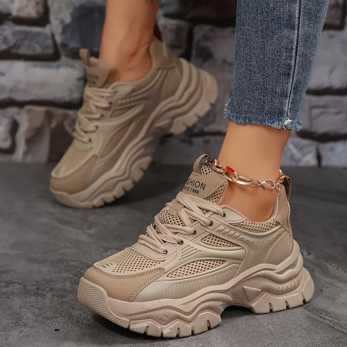 ALBANIE™ WOMEN'S AIRFLOW CHUNKY SNEAKERS - Image 5