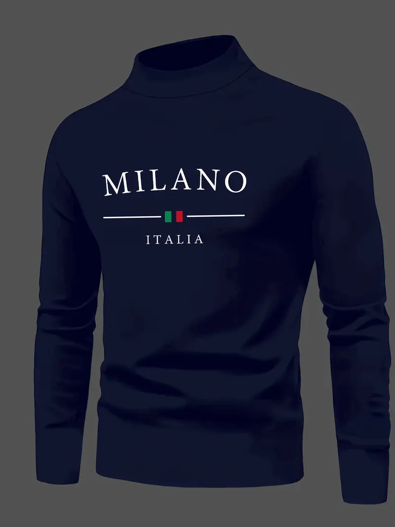 ALEX™ SLIM FIT HIGH NECK LONG SLEEVE T-SHIRT - Image 2