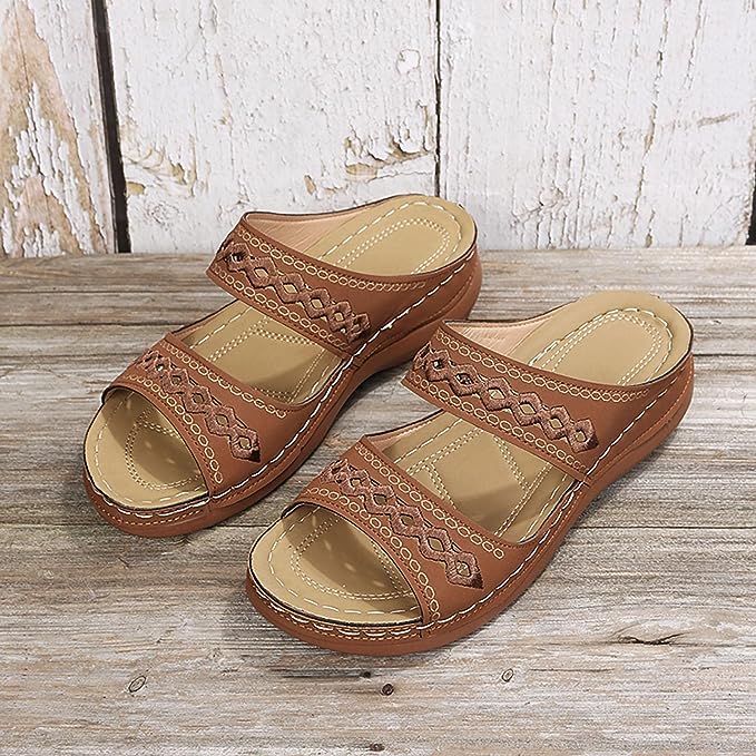 ALYSSON'S™ WOMEN'S THICK ORTHOPEDIC SANDALS - Image 8