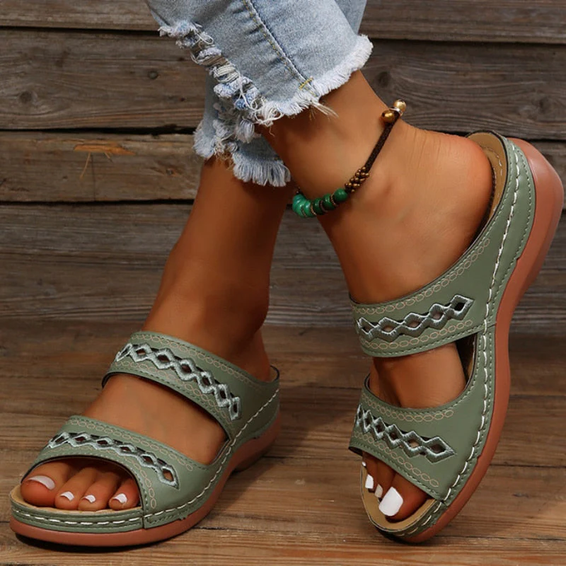 ALYSSON'S™ WOMEN'S THICK ORTHOPEDIC SANDALS - Image 5
