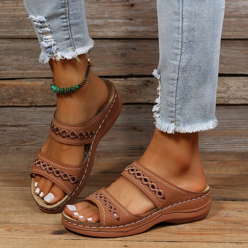 ALYSSON'S™ WOMEN'S THICK ORTHOPEDIC SANDALS - 2026 - Image 2