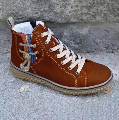 AMY™ WARM FUR ORTHOPEDIC WINTER ANKLE BOOTS - Image 14