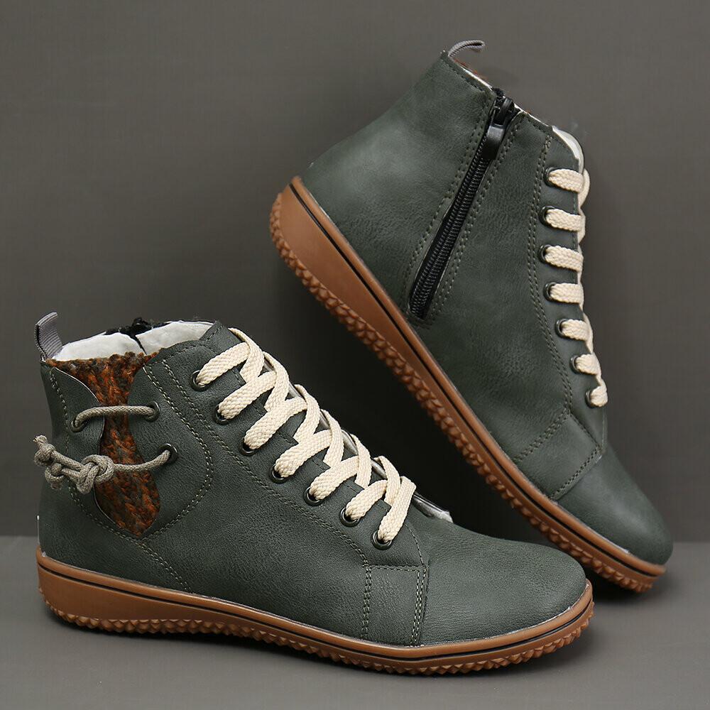 AMY™ WARM FUR ORTHOPEDIC WINTER ANKLE BOOTS - Image 3