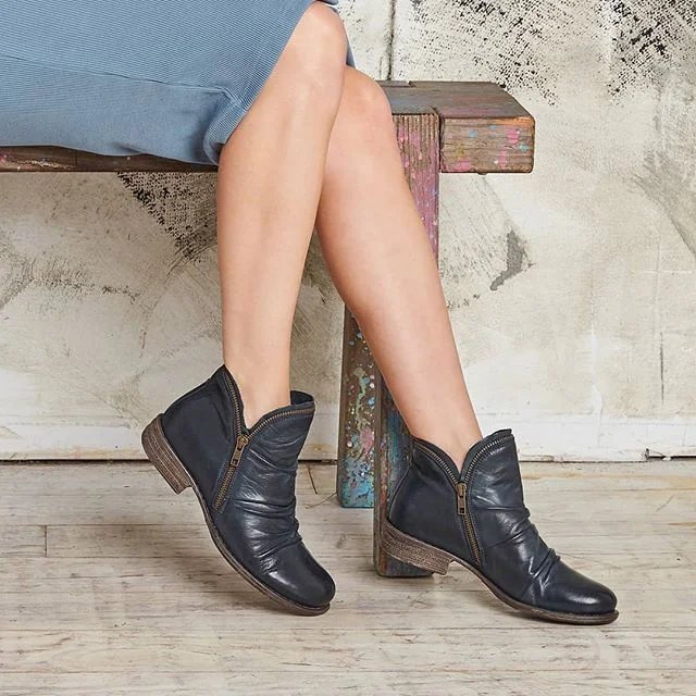 WOMEN ZIPPER WATERPROOF ANKLE-SUPPORT BOOTS 2026 - Image 11