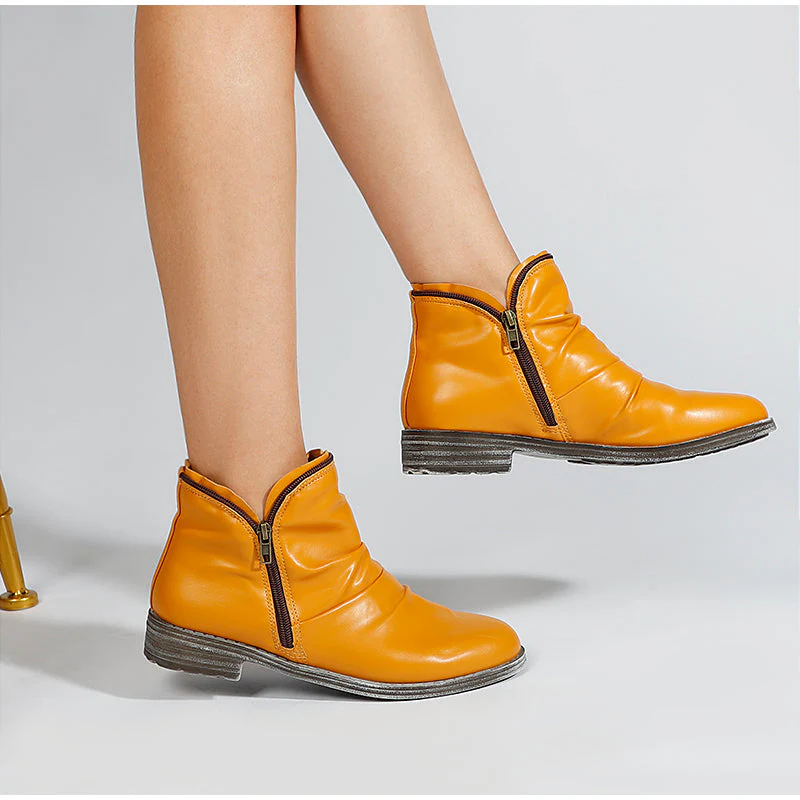 WOMEN ZIPPER WATERPROOF ANKLE-SUPPORT BOOTS 2026 - Image 9
