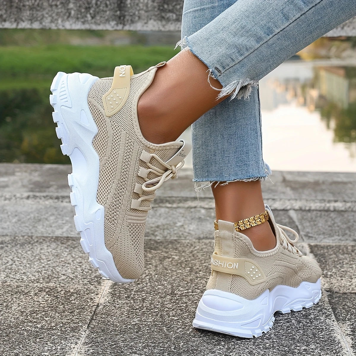 ANNIE™ WOMEN'S BREATHABLE KNIT SNEAKERS - Image 8