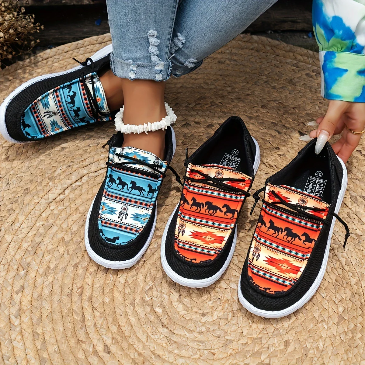 AVA™ WOMEN'S CASUAL SLIP-ON FLAT SNEAKERS - Image 10