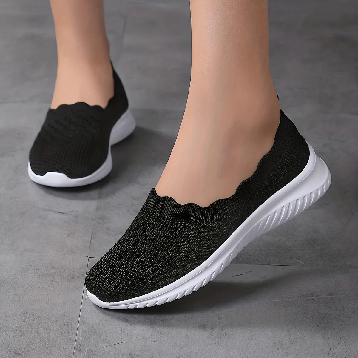 AVA™ WOMEN'S BREATHABLE SLIP-ON ORTHOPEDIC SNEAKERS - Image 4