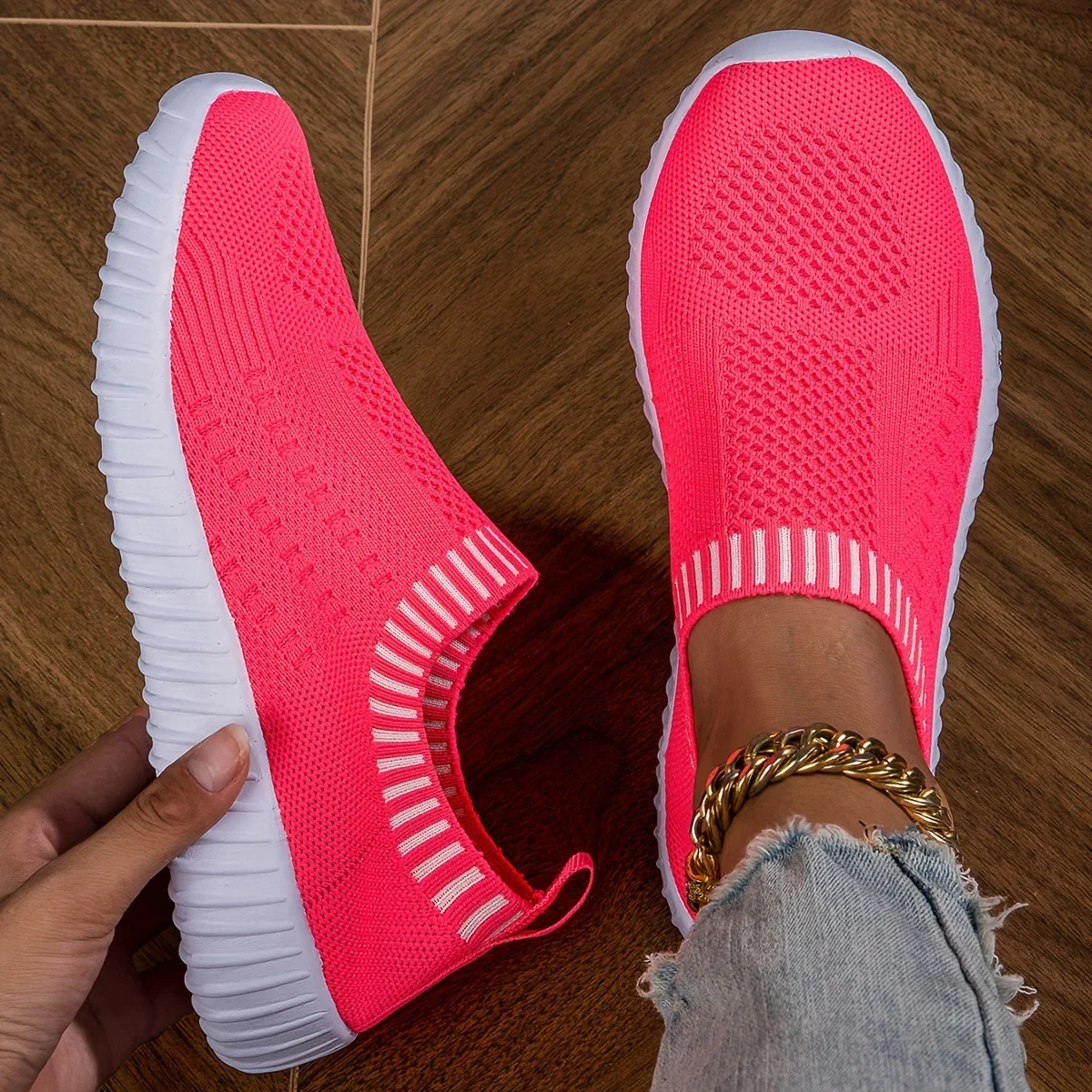 BELLE™ BREATHABLE KNIT ORTHOPEDIC SNEAKERS - Image 6