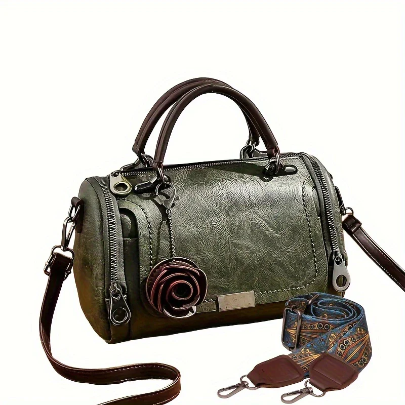 BELLEVA BLOOM™ — WOMEN’S BOSTON HANDBAG WITH FLOWER PENDANT - Image 13