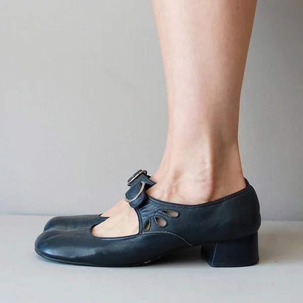 BIANCA™ WEDGE LEATHER ORTHOPEDIC BUCKLE SANDALS - Image 7