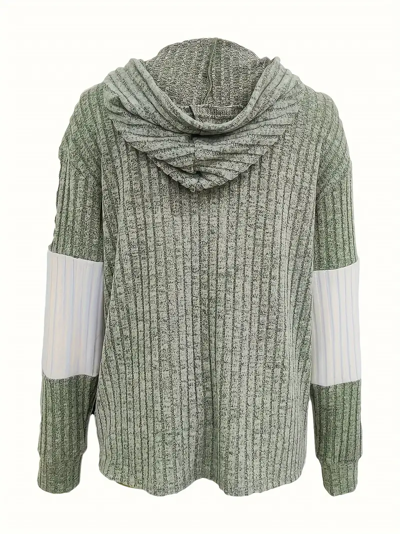 BODHI™ VIBRANT RIB KNIT CASUAL SWEATSHIRT - Image 4