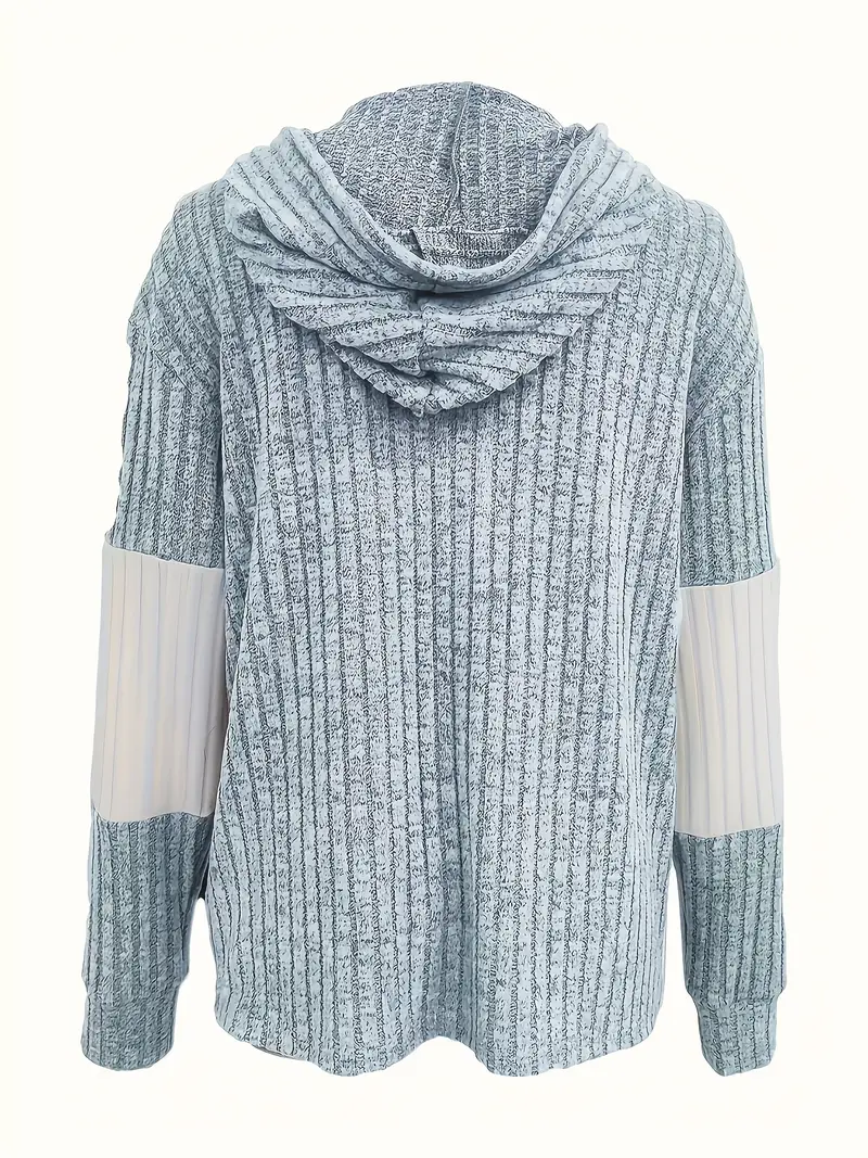 BODHI™ VIBRANT RIB KNIT CASUAL SWEATSHIRT - Image 6