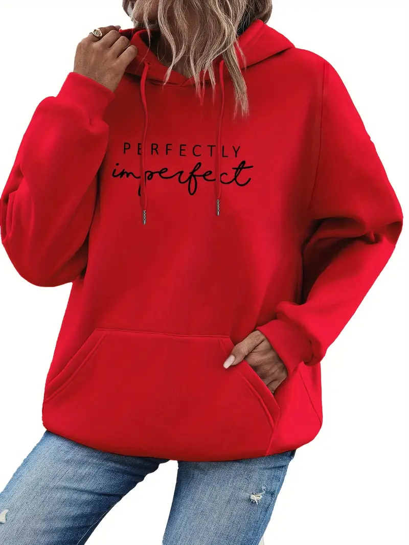 BRIANNA™ COMFY TRENDY LETTER PRINT HOODIE - Image 4