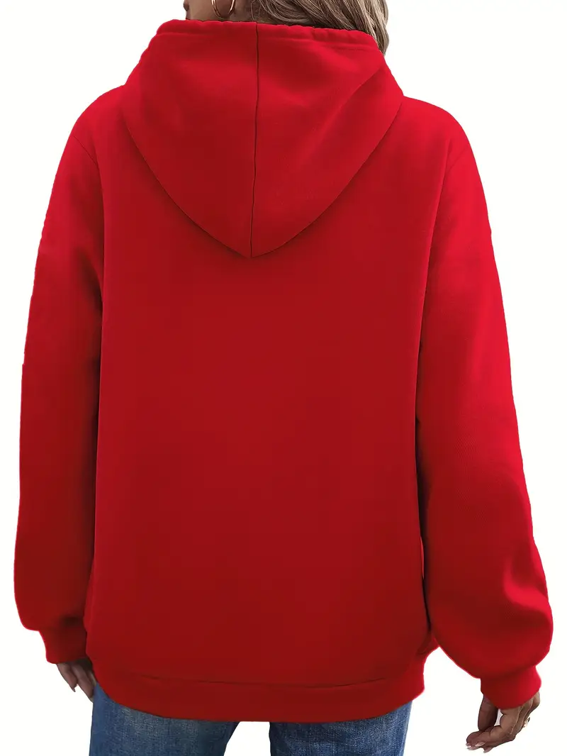 BRIANNA™ COMFY TRENDY LETTER PRINT HOODIE - Image 6