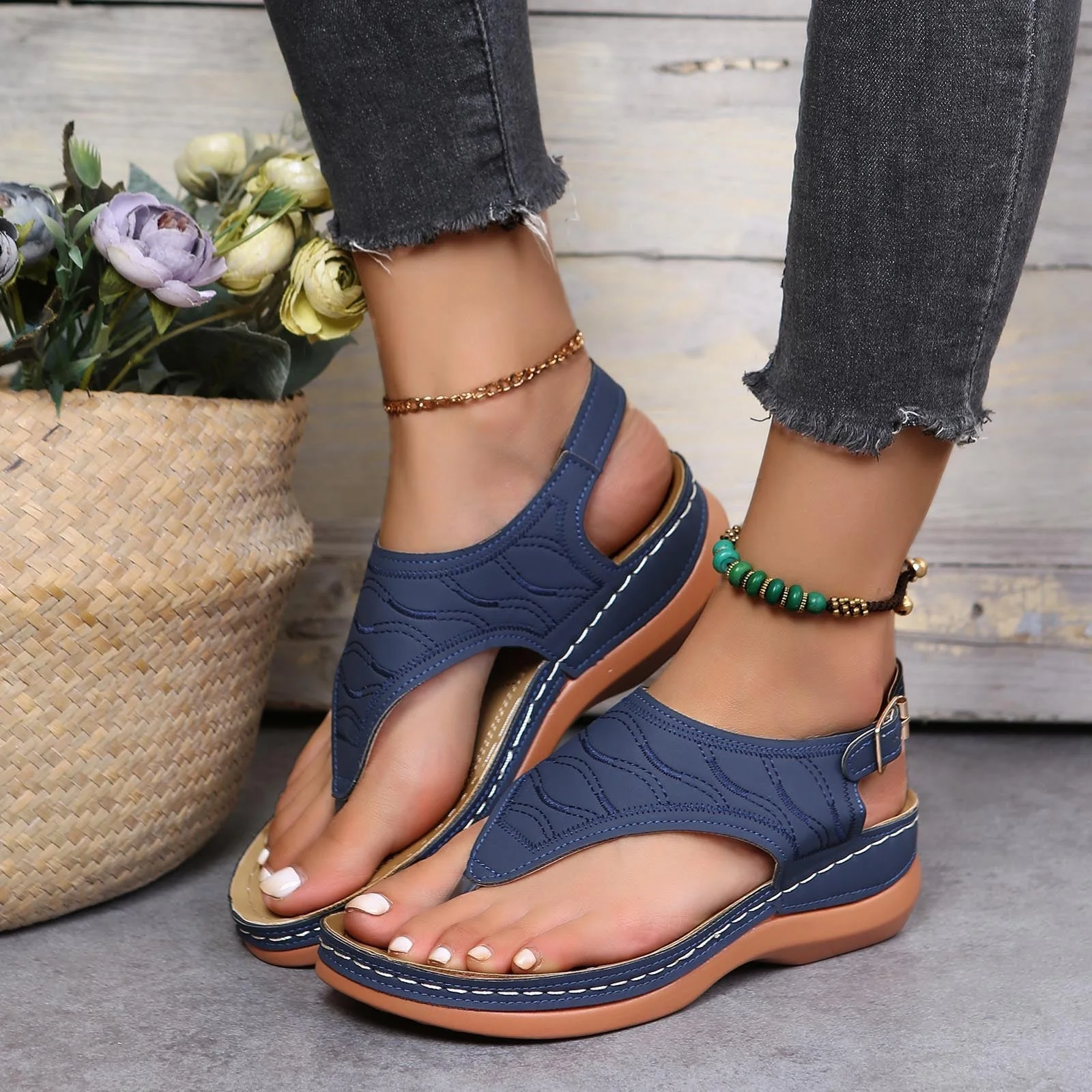 BRISBANE™ COMFY ORTHOPEDIC SANDALS - Image 4