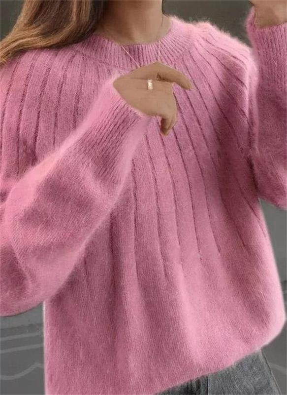 CAITLYN - STYLISH RIBBED KNIT SWEATER - Image 3