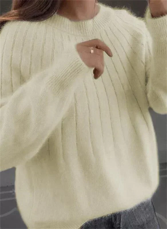 CAITLYN - STYLISH RIBBED KNIT SWEATER - Image 4