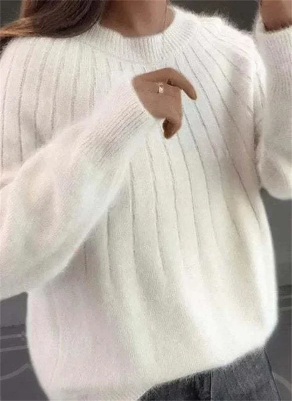 CAITLYN - STYLISH RIBBED KNIT SWEATER - Image 5
