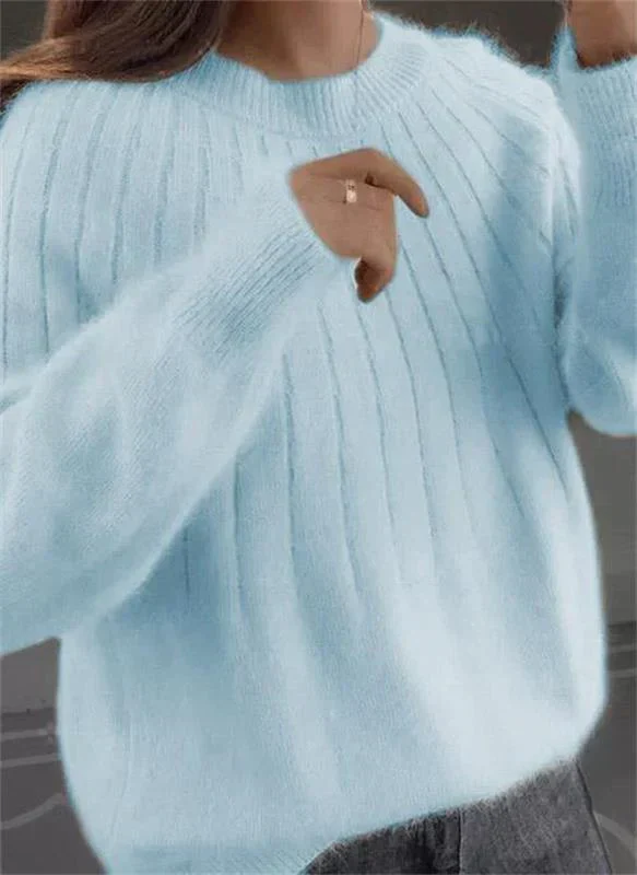 CAITLYN - STYLISH RIBBED KNIT SWEATER - Image 6