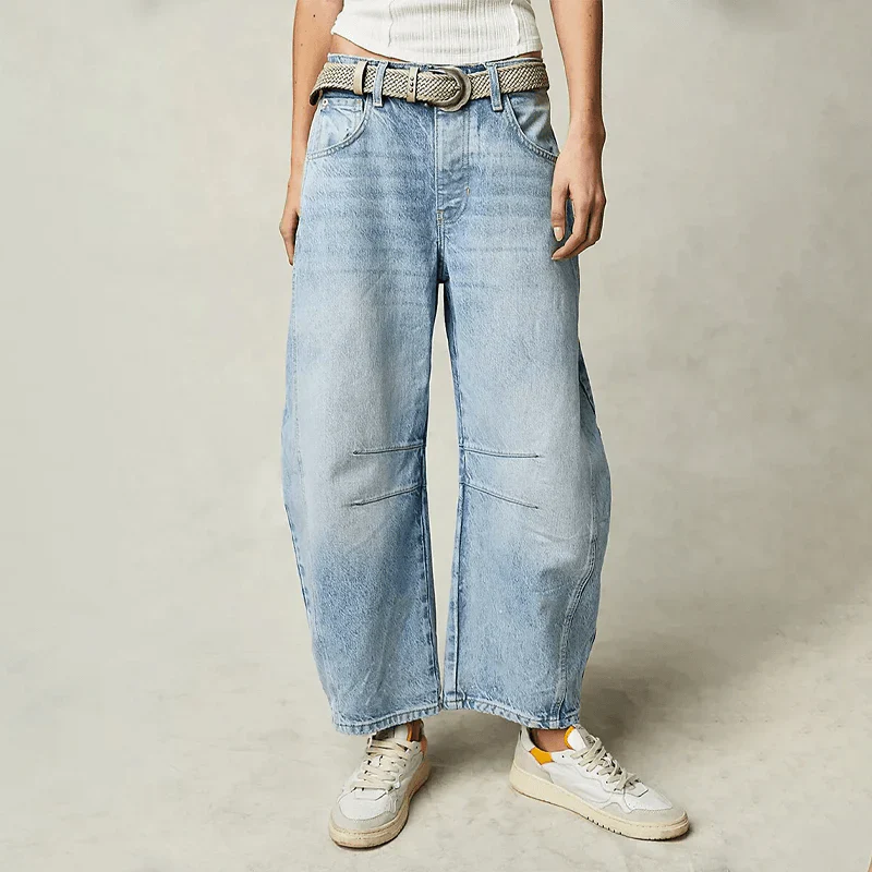 CALVÉA™ WIDE-LEG HIGH-WAIST JEANS - Image 5