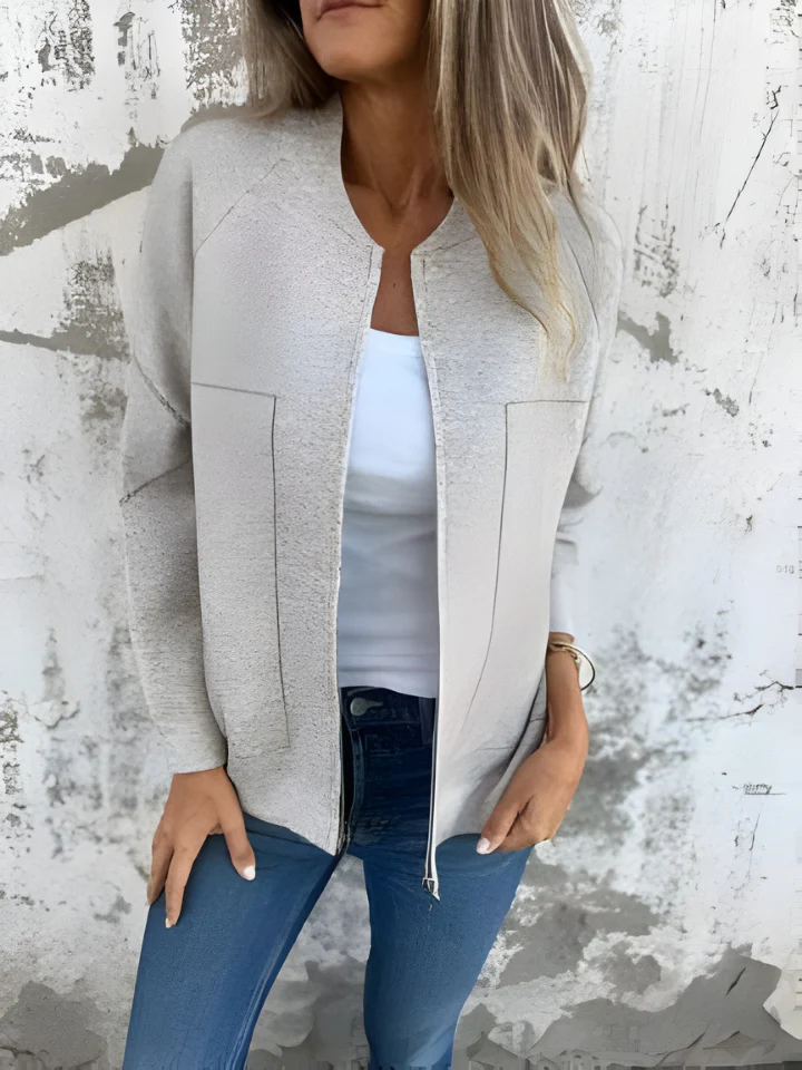 CASSIE - CASUAL ZIP VEST