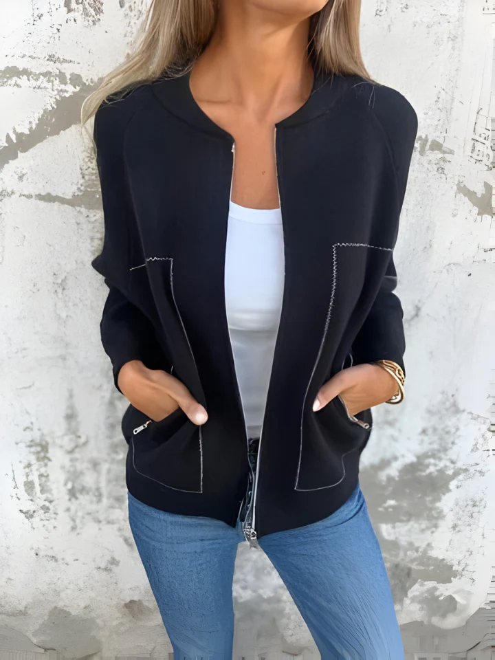 CASSIE - CASUAL ZIP VEST - Image 11