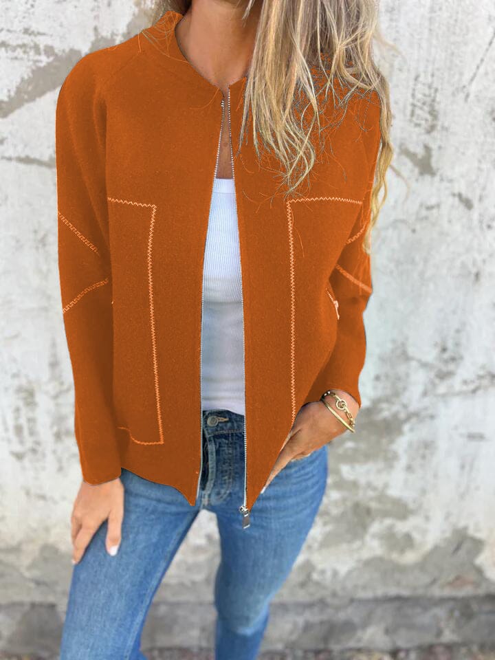 CASSIE - CASUAL ZIP VEST - Image 8