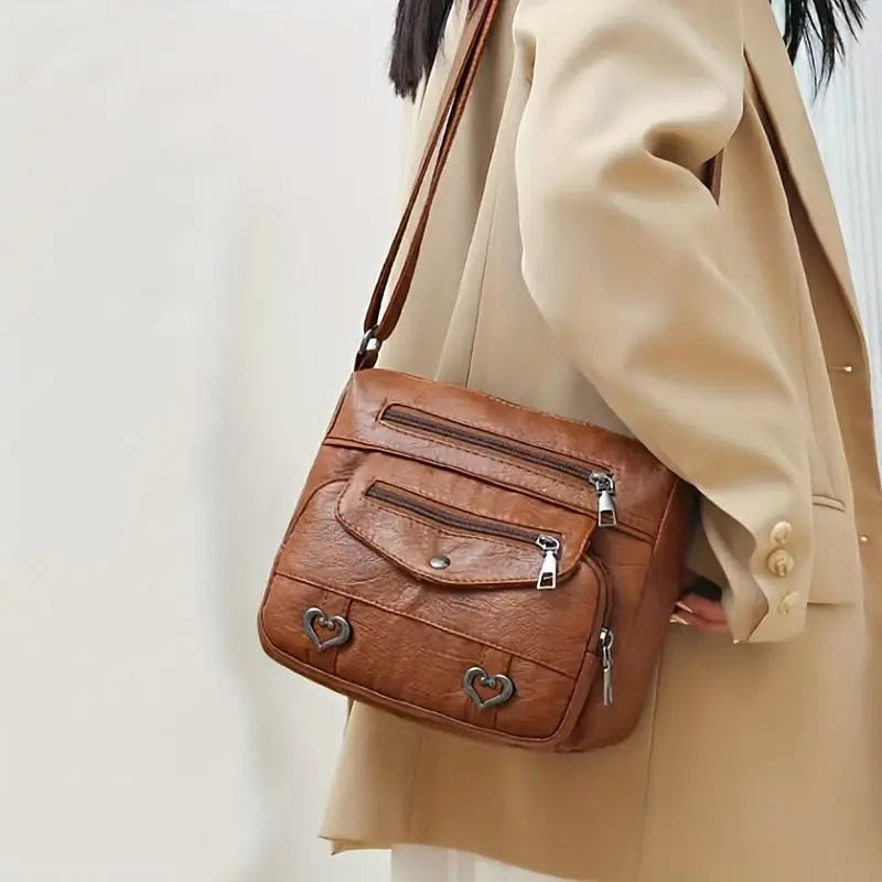 CELESTE™ QUILTED MESSENGER CROSSBODY BAG - Image 11
