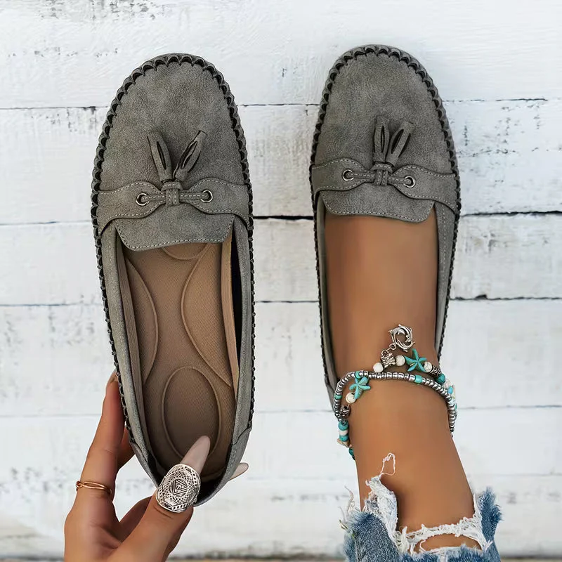 CERES | WHEAT-EMBELLISHED COMFORT-FIT LOAFERS - Image 6