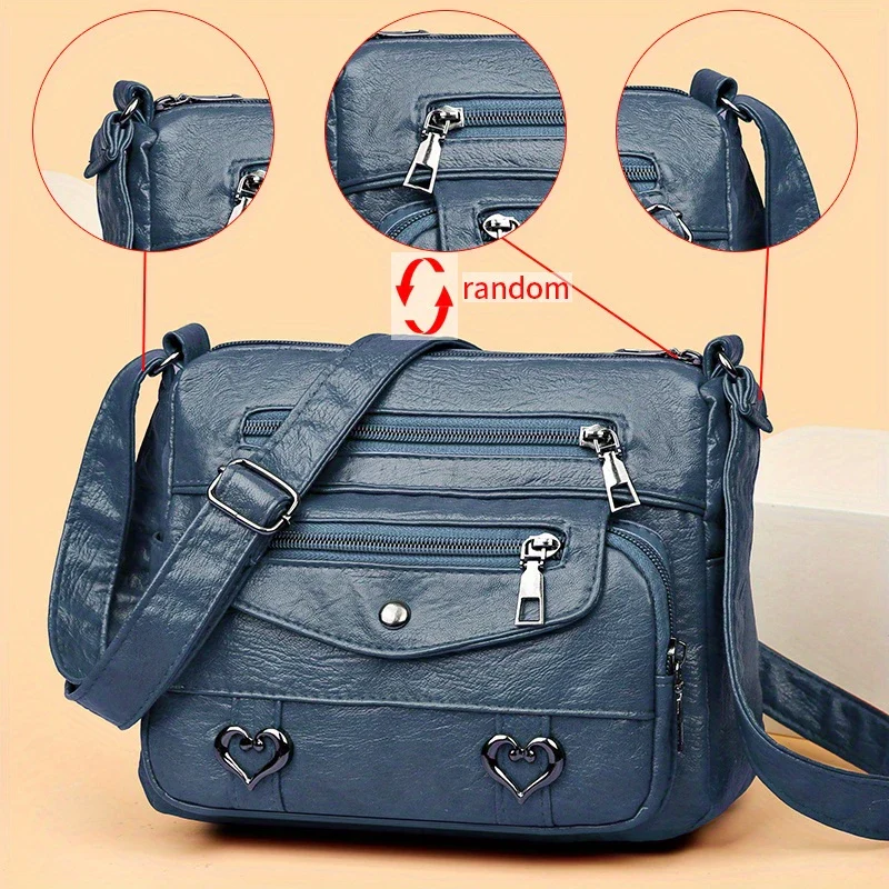 SWEETHEART CHARM™ — CHIC HEART CHARM CROSSBODY BAG FOR WOMEN - Image 10