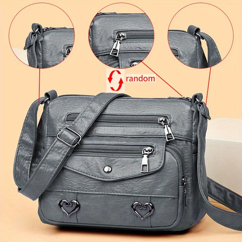 SWEETHEART CHARM™ — CHIC HEART CHARM CROSSBODY BAG FOR WOMEN - Image 11