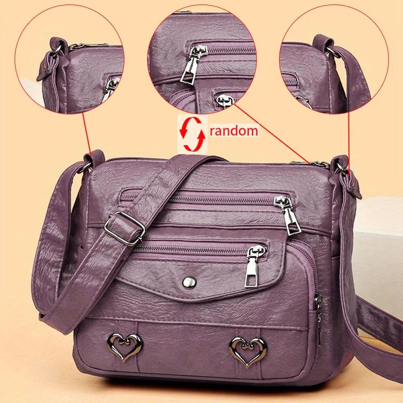 SWEETHEART CHARM™ — CHIC HEART CHARM CROSSBODY BAG FOR WOMEN - Image 12