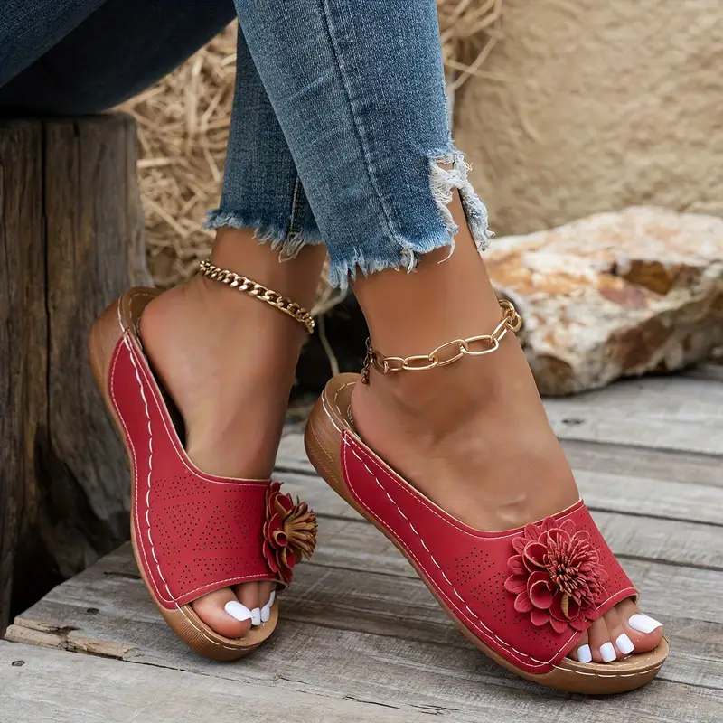 CLERA™ FLORAL OPEN TOE ORTHOPEDIC SANDALS - Image 7