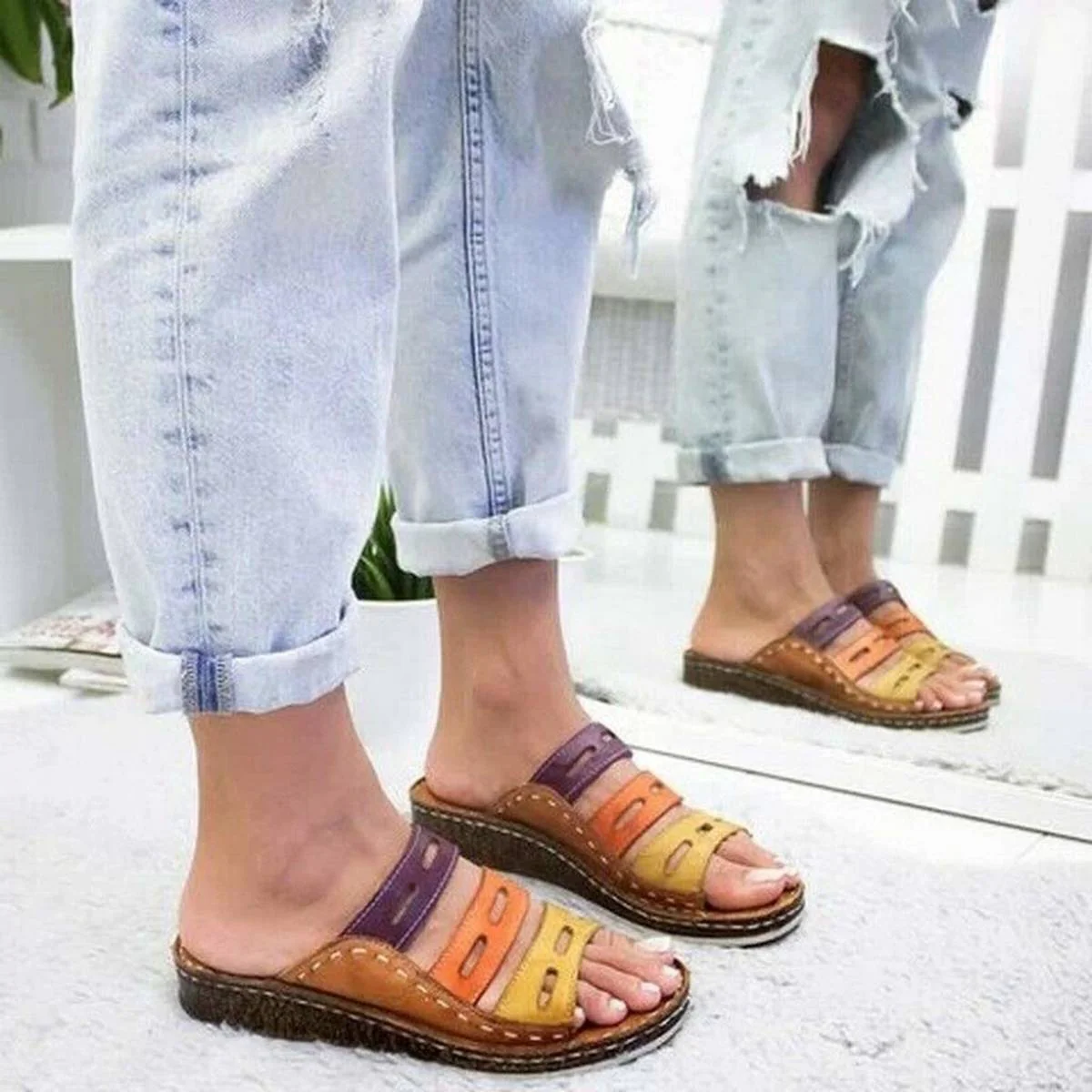 PREMIUM ORTHOPEDIC TRICOLOR SANDALS - 2026 BEST SELLER - Image 10