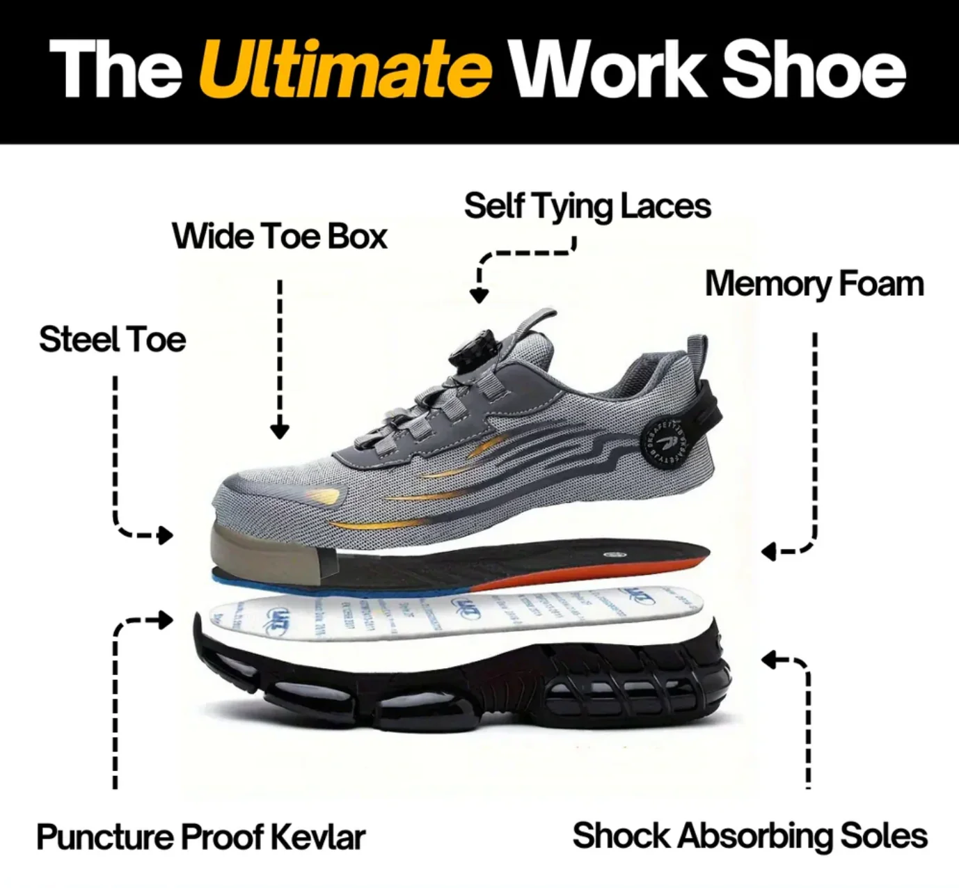 COREVANCE™ HEALTHY & PROTECTIVE STEEL TOE SNEAKERS - Image 7