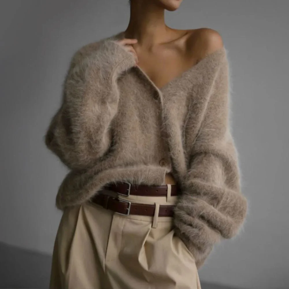 Eliza - Comfortable Fur Cardigan - Image 5