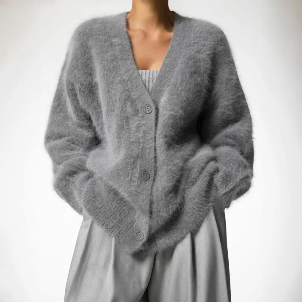 Eliza - Comfortable Fur Cardigan - Image 8