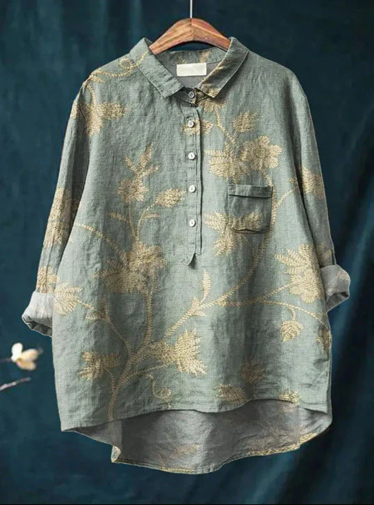 ELLE™ | VINTAGE FLORAL BLOUSE - Image 3