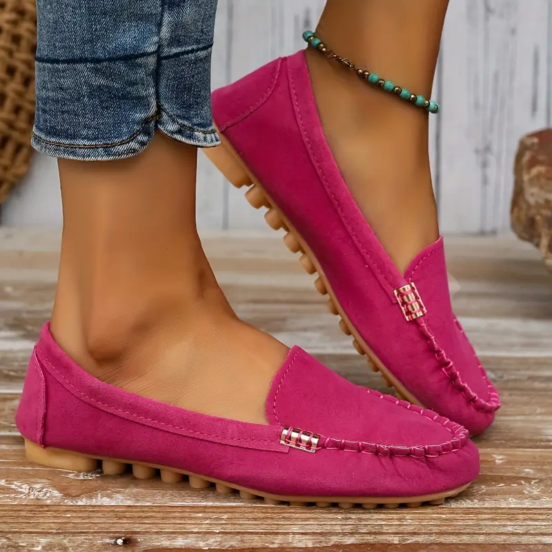 ELSWYN™ WOMEN'S CHIC METAL DECOR LOAFERS - Image 6