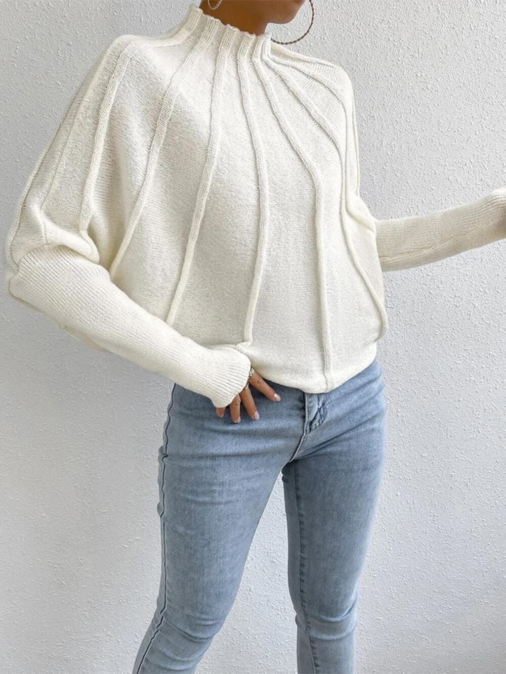 ERIN - DOLMAN SLEEVES SWEATER - Image 4