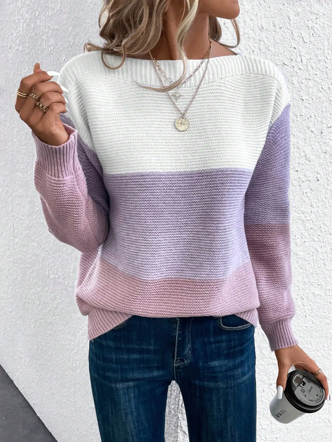 Fenella - Ombre Knit Jumper - Image 7