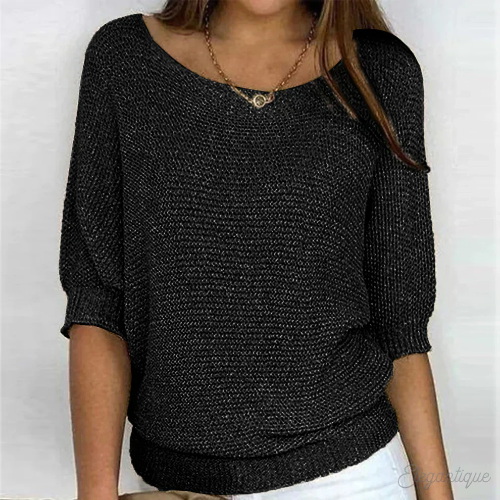 Georgia - Relaxed Knit Top - Image 3