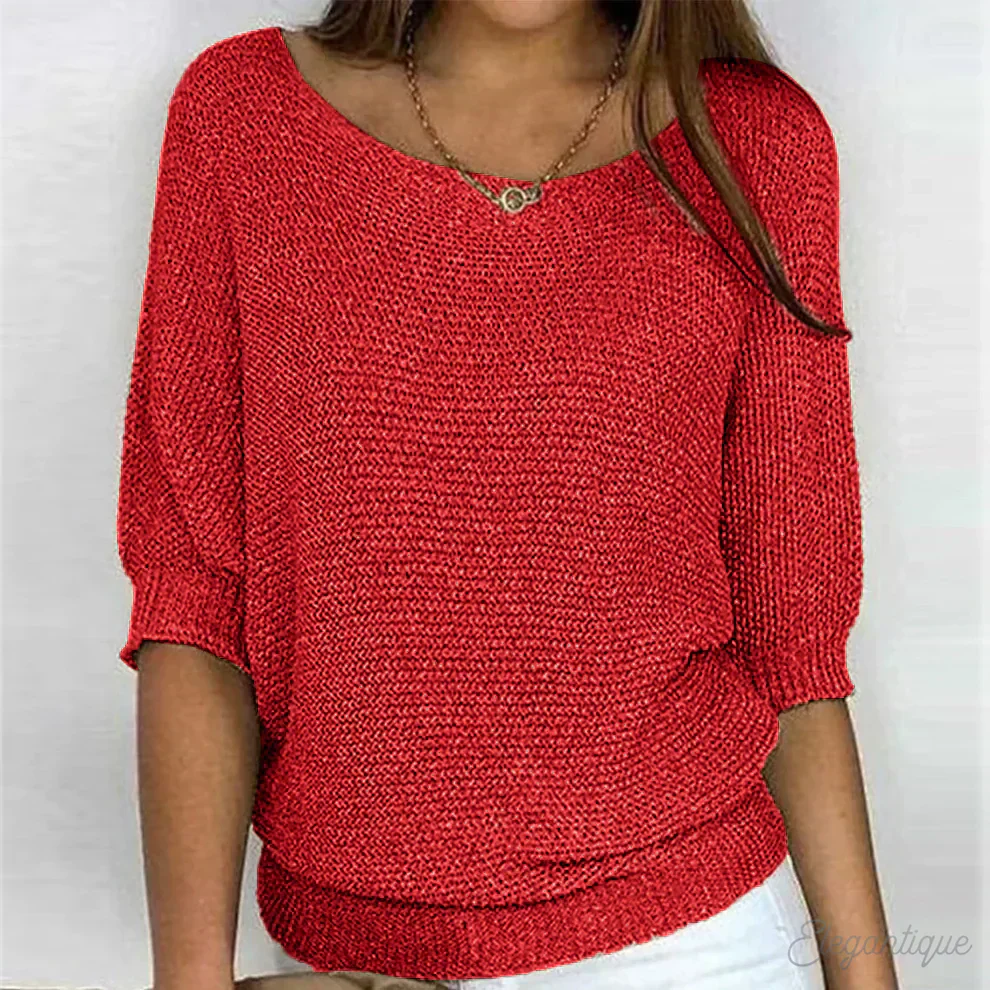 Georgia - Relaxed Knit Top - Image 9
