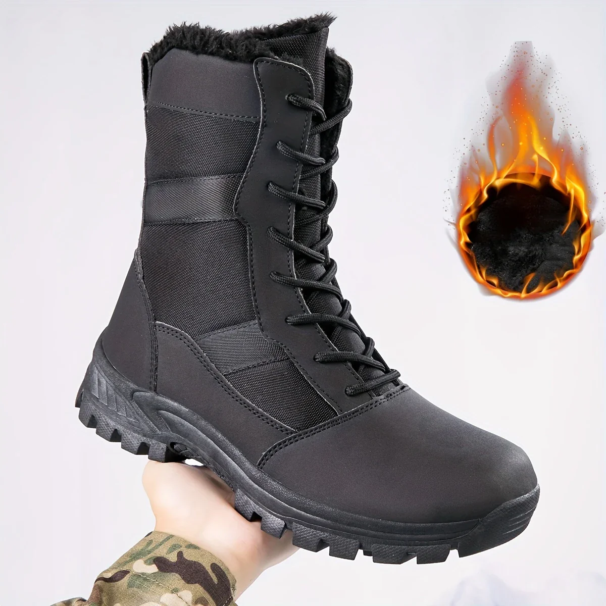 IRONCREST™ — MEN’S SOLID COLOR HIGH-TOP HIKING BOOTS - Image 6