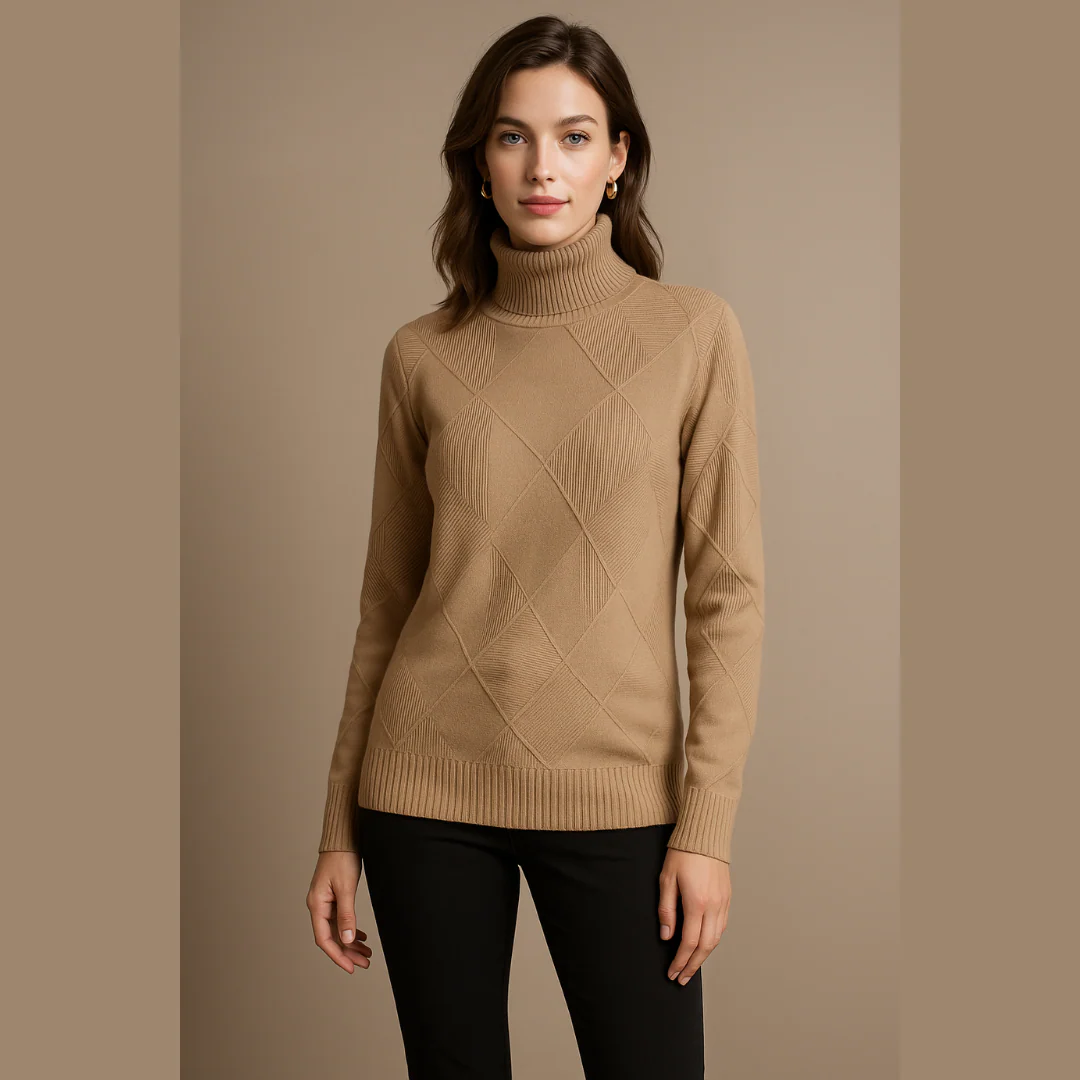 ISLA™ | CASHMERE BLEND TURTLENECK - Image 3